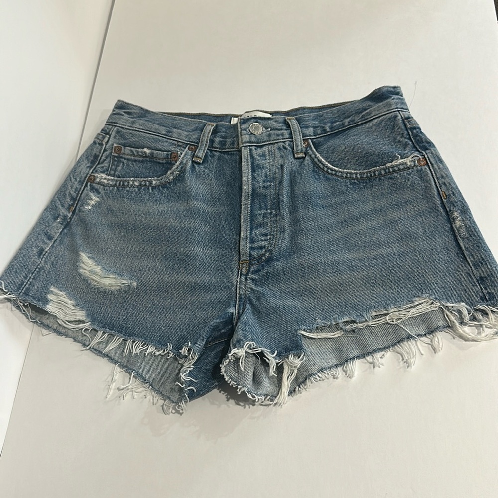 AGOLDE Parker Vintage Cut-Off Shorts Womens 25 New